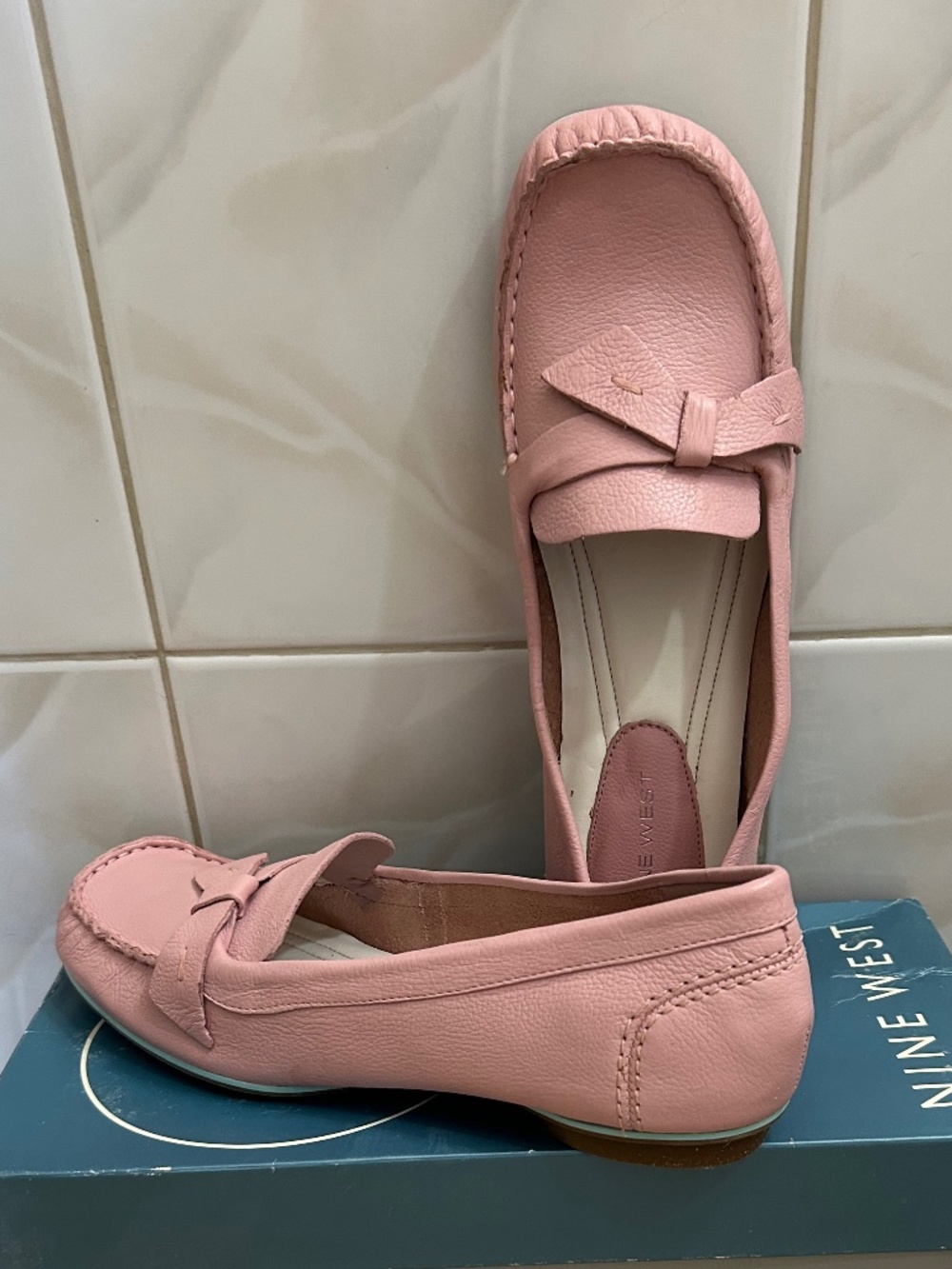 New Nine West pink shoes flats 7.5